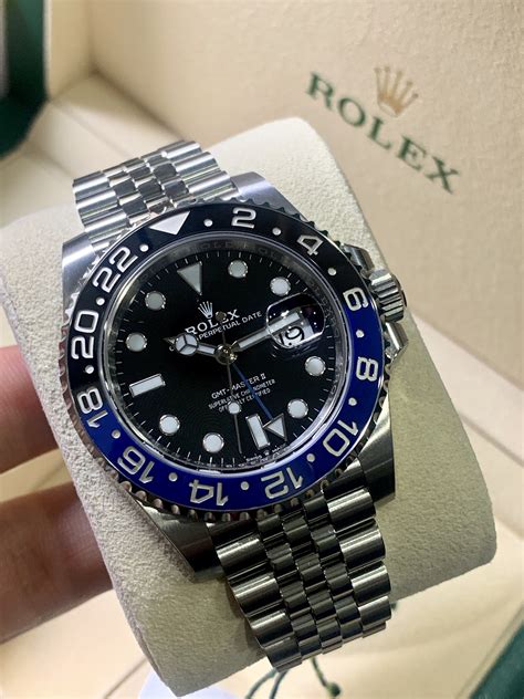 rolex gmt batman price.